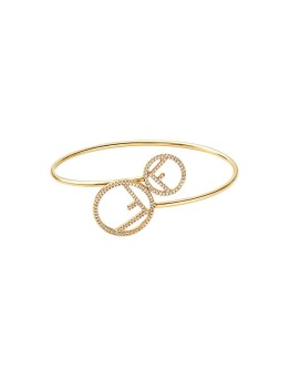  F is Fendi crystal-embellished bracelet