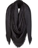logo print scarf