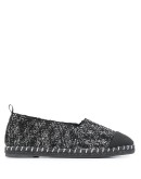 metallic flat espadrilles