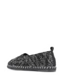 metallic flat espadrilles