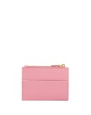 logo plaque zipped wallet