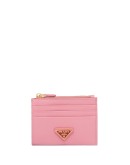 logo plaque zipped wallet