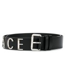 logo embellished belt