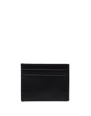 logo-embellished leather card holder