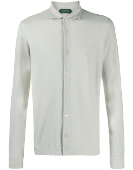 fine knit buttoned shirt