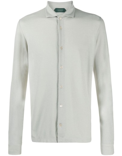 fine knit buttoned shirt