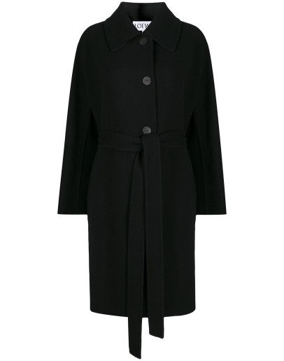 belted button-up coat