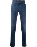 mid-rise slim fit jeans