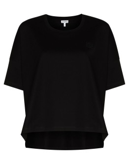 logo-embroidered T-shirt