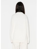 embellished logo jumper