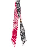 tropical-print skinny head scarf
