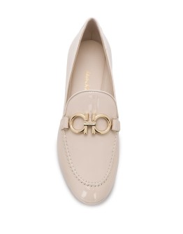 Gancini-buckle loafers
