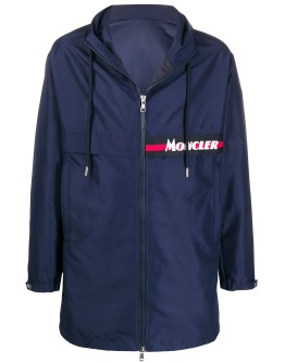 zip-through hooded coat