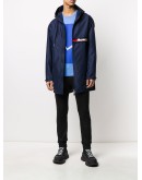 zip-through hooded coat