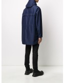 zip-through hooded coat