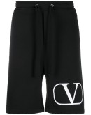 VLOGO print track shorts