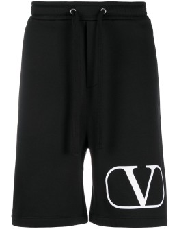 VLOGO print track shorts