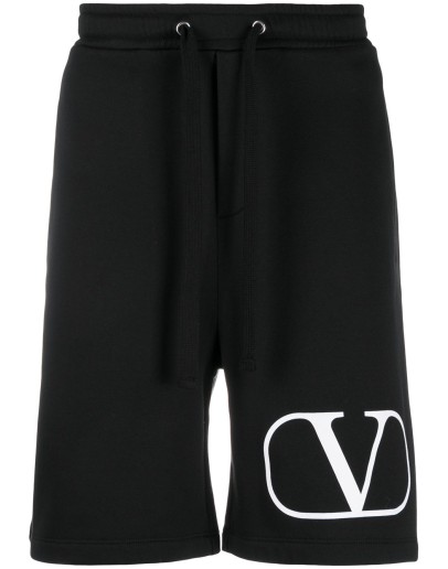 VLOGO print track shorts