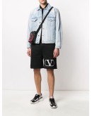 VLOGO print track shorts