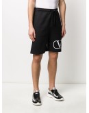 VLOGO print track shorts