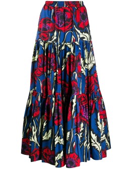 Big Blooms Big maxi skirt