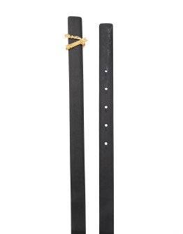 logo buckle belt