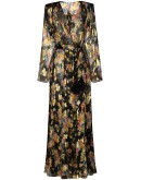 floral-print wrap maxi-dress