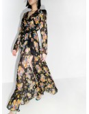 floral-print wrap maxi-dress