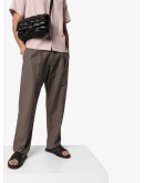 criss-cross slip-on sandals