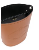 logo stamp bucket bag