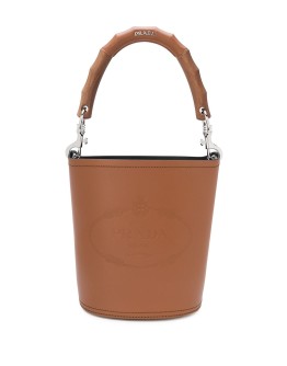 logo stamp bucket bag