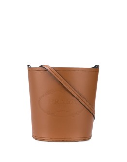 logo stamp bucket bag