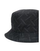 tonal logo print bucket hat