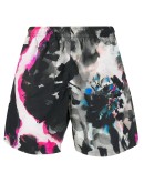 watercolour effect swim shorts