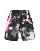 watercolour effect swim shorts