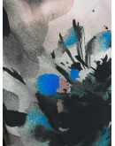 watercolour effect swim shorts