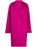 double breasted mid-length coat