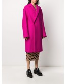 double breasted mid-length coat