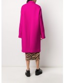 double breasted mid-length coat