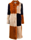 Fur Free Fur panelled coat