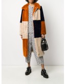 Fur Free Fur panelled coat