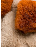 Fur Free Fur panelled coat