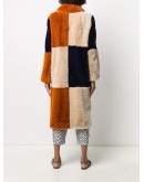 Fur Free Fur panelled coat
