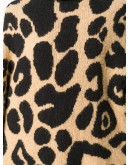 leopard-print jumper
