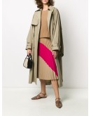 oversized double-breasted trench coat