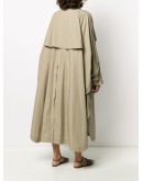 oversized double-breasted trench coat