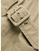 oversized double-breasted trench coat