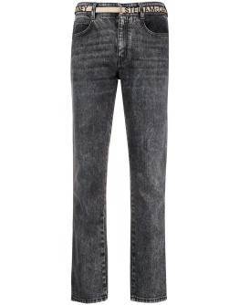 straight-leg jeans