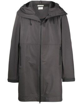 technical hooded coat