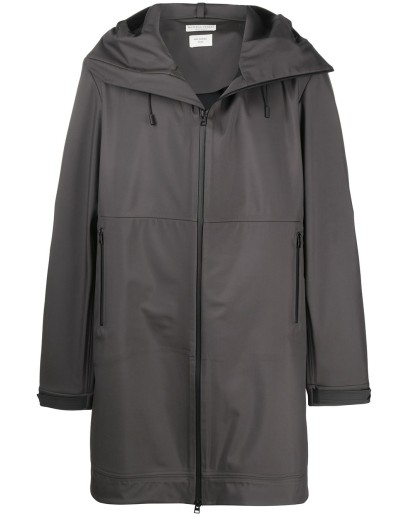 technical hooded coat